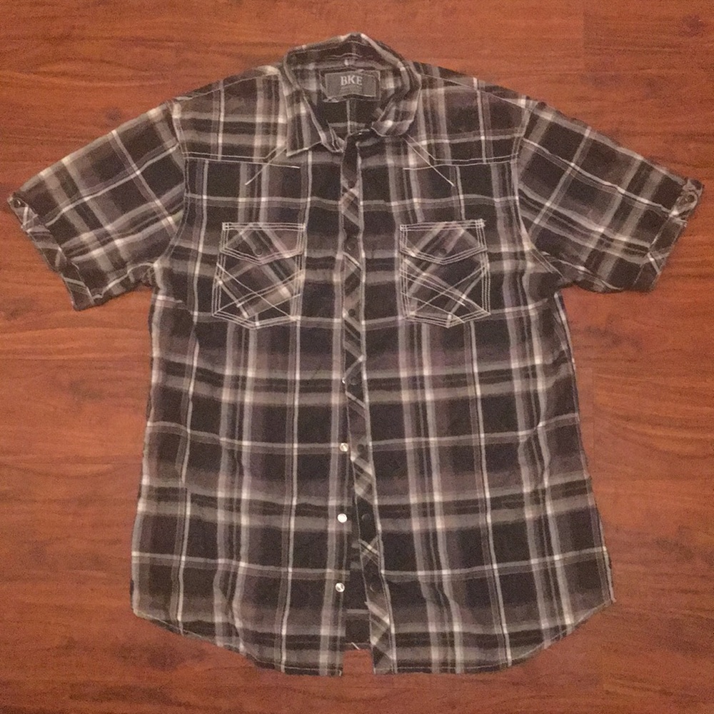 Men’s BKE Athletic fit button down Large